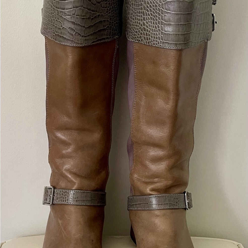 Cole Haan  Stone and Gray Women's Boots